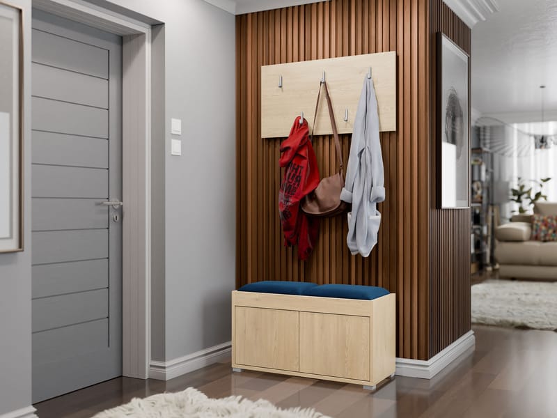 Agawal Hallmöbelset - Brun - Møbler - Entrémøbler - Møbelsæt til hall og entre