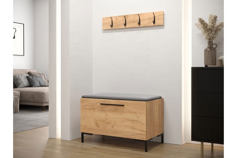 Ahsamin Hall Møbelsæt - Beige/Grå - Møbler - Entrémøbler - Møbelsæt til hall og entre