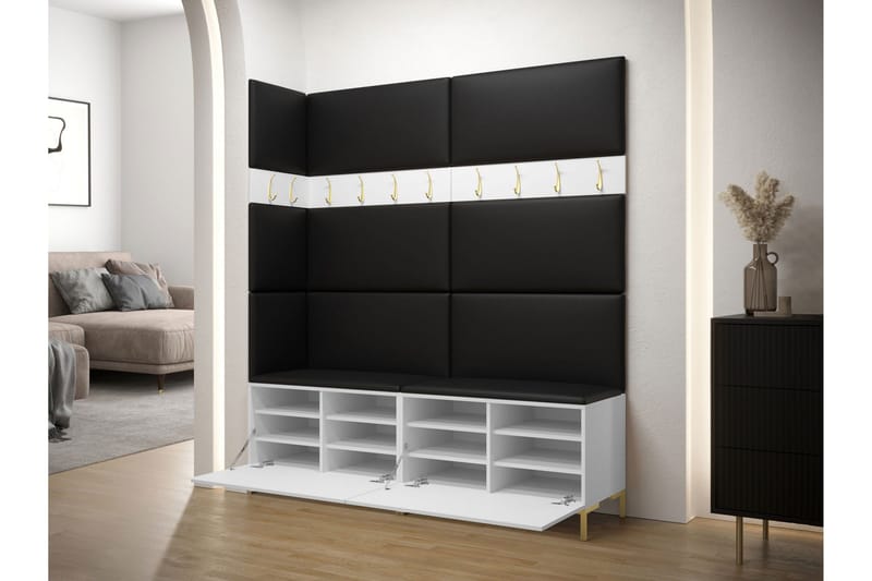 Ahsamin Hall Møbelsæt - Hvid - Møbler - Entrémøbler - Møbelsæt til hall og entre