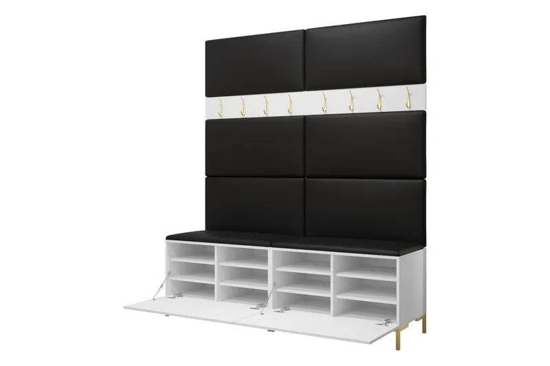 Ahsamin Hall Møbelsæt - Hvid - Møbler - Entrémøbler - Møbelsæt til hall og entre