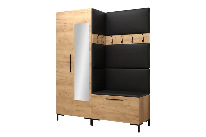 Ahsamin Hall Møbelsæt - Orange - Møbler - Entrémøbler - Møbelsæt til hall og entre