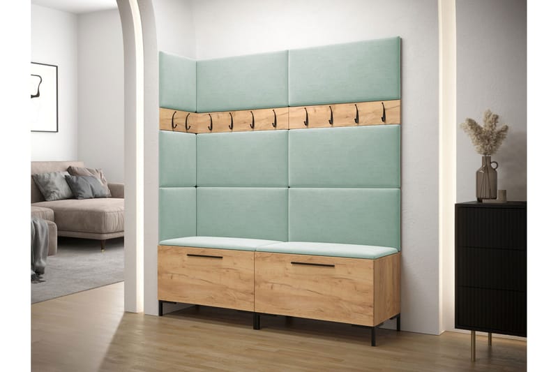 Ahsamin Hall Møbelsæt - Sort Og Hvid - Møbler - Entrémøbler - Møbelsæt til hall og entre