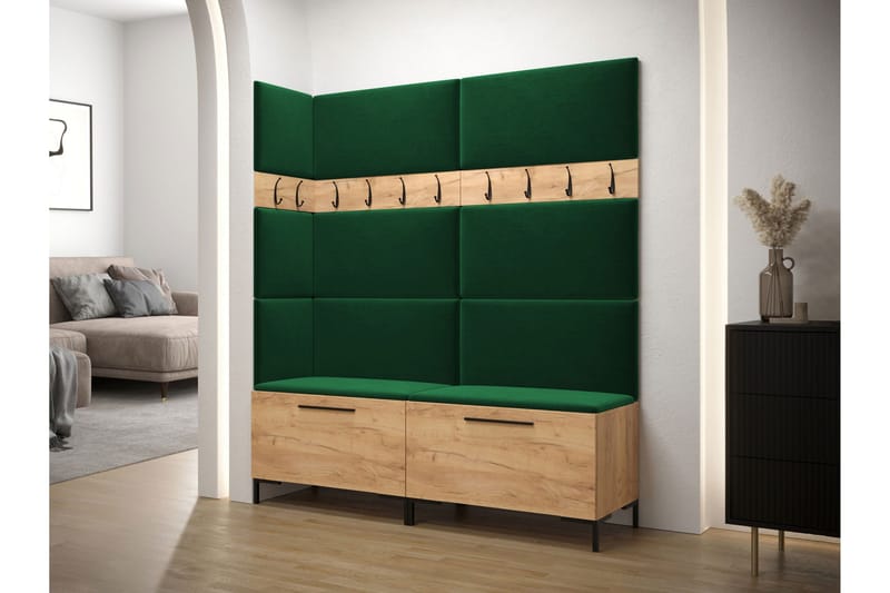 Ahsamin Hall Møbelsæt - Sort - Møbler - Entrémøbler - Møbelsæt til hall og entre