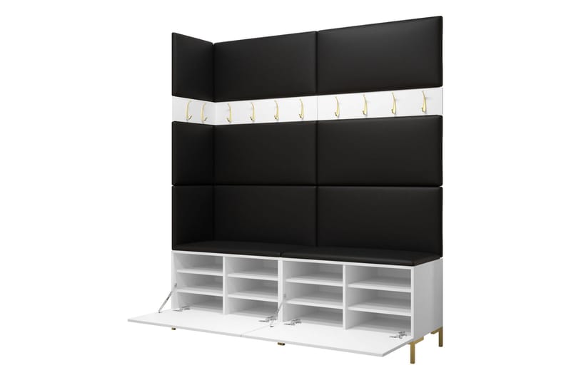 Ahsamin Hall Møbelsæt - Sort - Møbler - Entrémøbler - Møbelsæt til hall og entre