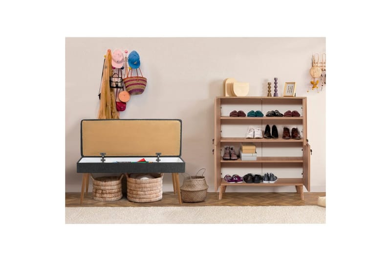 Anaya Entrémøbelsæt - Antracit - Møbler - Entrémøbler - Møbelsæt til hall og entre