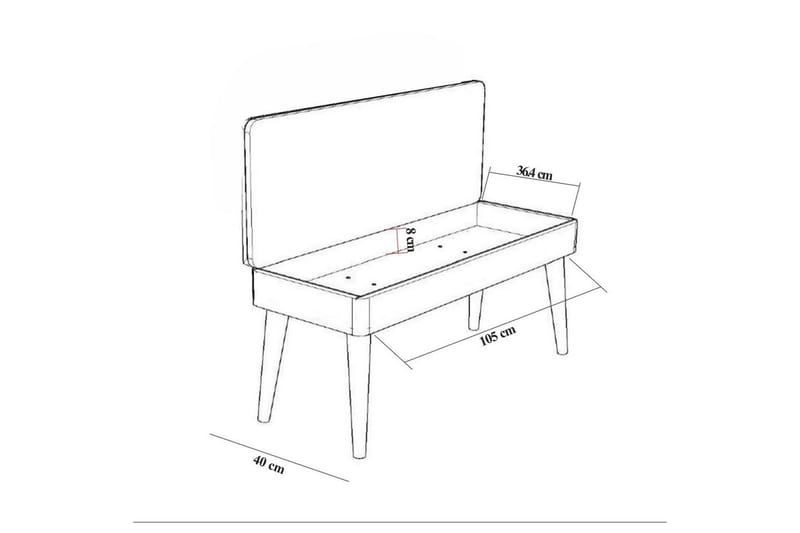 Anaya Entrémøbelsæt - Antracit - Møbler - Entrémøbler - Møbelsæt til hall og entre