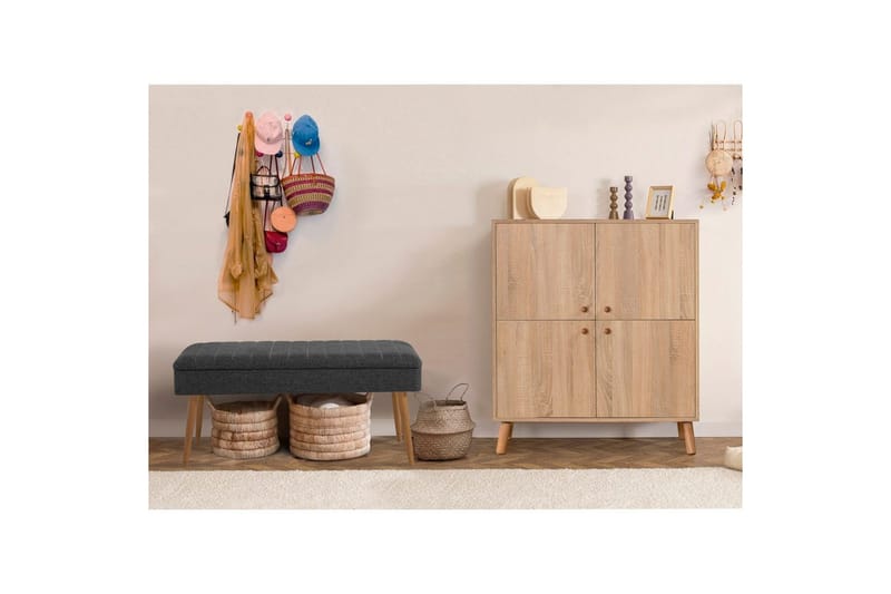 Anaya Entrémøbelsæt - Antracit - Møbler - Entrémøbler - Møbelsæt til hall og entre