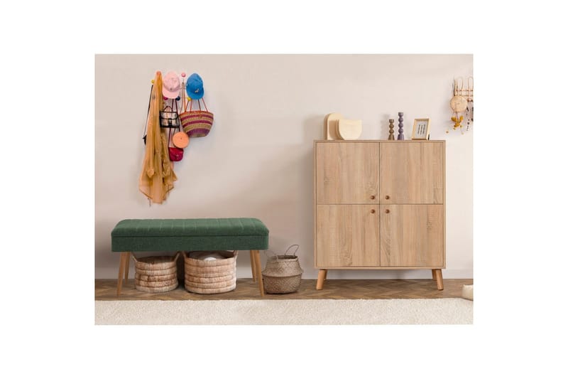 Anaya Entrémøbelsæt - Grøn - Møbler - Entrémøbler - Møbelsæt til hall og entre