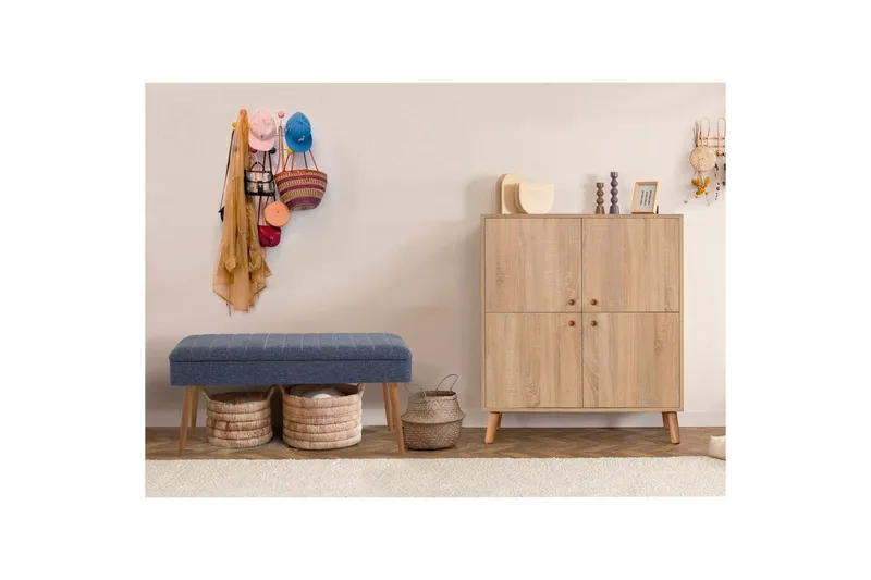 Anaya Entrémøbelsæt - Mørkeblå - Møbler - Entrémøbler - Møbelsæt til hall og entre