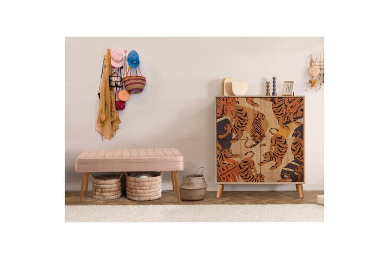 Anaya Entrémøbelsæt - Sten - Møbler - Stole & lænestole - Bænke - Skohylde med bænk