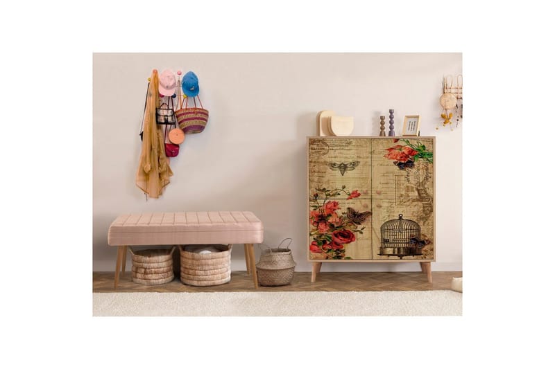 Anaya Entrémøbelsæt - Sten - Møbler - Stole & lænestole - Bænke - Skohylde med bænk