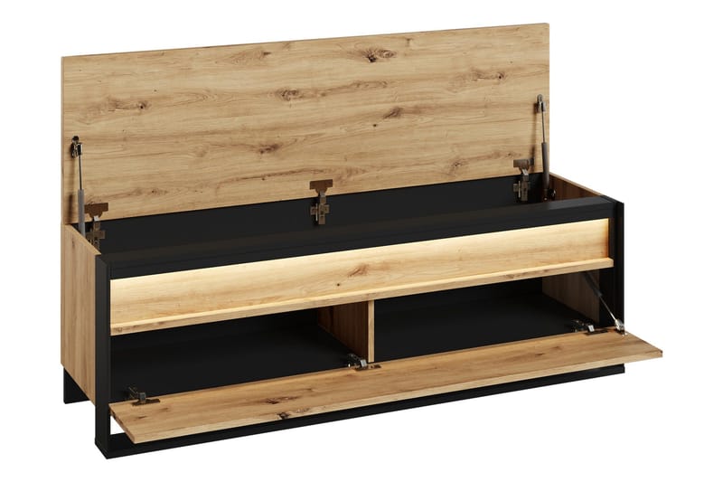 Dorana Entrémøbelsæt - Brun/Beige - Møbler - Entrémøbler - Møbelsæt til hall og entre