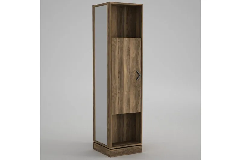 Entrestativ Honi Valnød - Mørkebrun - Møbler - Entrémøbler - Møbelsæt til hall og entre