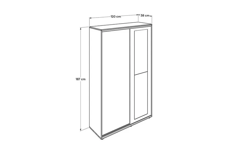 Entrestativ Sael Hvid - Hvid - Møbler - Entrémøbler - Møbelsæt til hall og entre