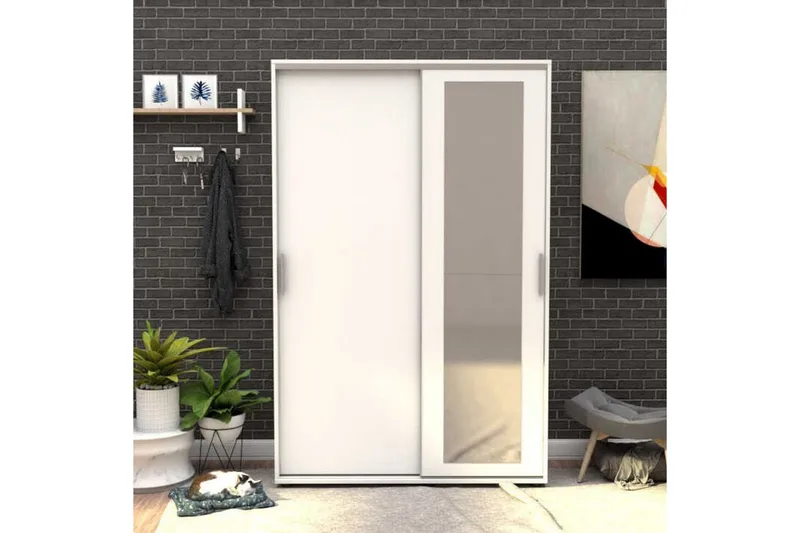 Entrestativ Sael Hvid - Hvid - Møbler - Entrémøbler - Møbelsæt til hall og entre