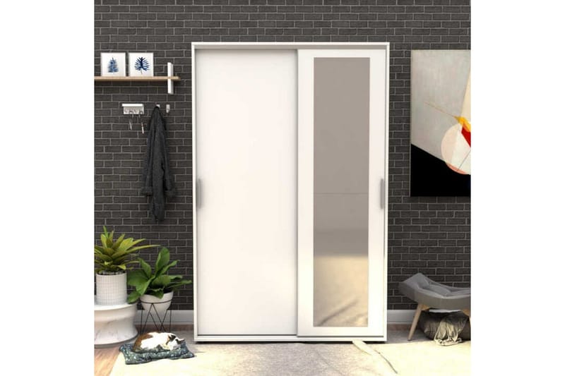 Entrestativ Sael Hvid - Hvid - Møbler - Entrémøbler - Møbelsæt til hall og entre