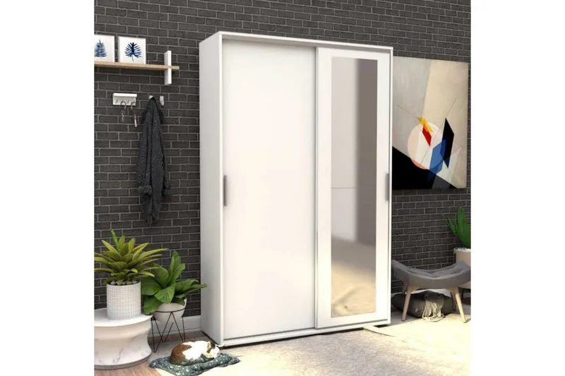 Entrestativ Sael Hvid - Hvid - Møbler - Entrémøbler - Møbelsæt til hall og entre