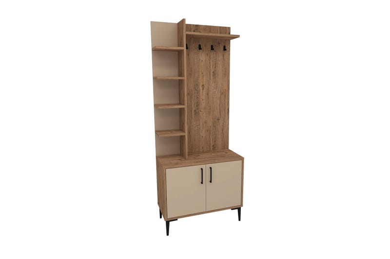 Entrestativ Windholm Atlantic Pine / Beige - Beige/Lysfarvet træ - Møbler - Entrémøbler - Møbelsæt til hall og entre