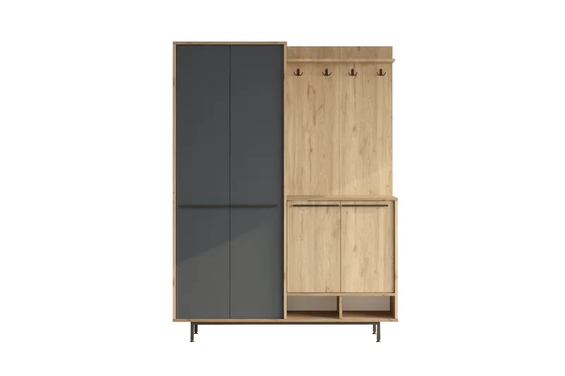 Ethelred Entrémøbelsæt, Eg/Antracit