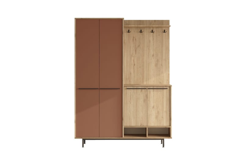 Ethelred Entrémøbelsæt, Eg/Rød