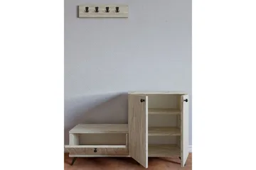 Evva Entrémøbelsæt - Beige - Møbler - Entrémøbler - Møbelsæt til hall og entre