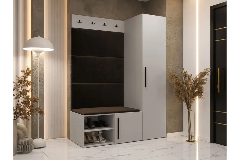 Farosa Entrémøbelsæt - Beige - Møbler - Entrémøbler - Møbelsæt til hall og entre