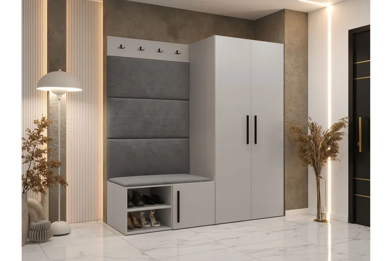 Farosa Entrémøbelsæt - Beige - Møbler - Entrémøbler - Møbelsæt til hall og entre