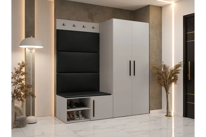 Farosa Entrémøbelsæt - Beige - Møbler - Entrémøbler - Møbelsæt til hall og entre