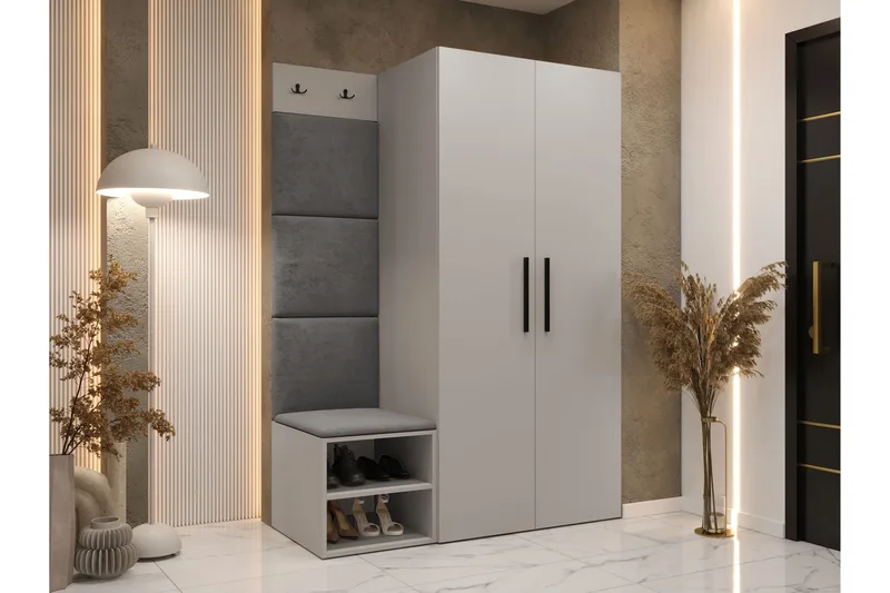 Farosa Entrémøbelsæt - Beige - Møbler - Entrémøbler - Møbelsæt til hall og entre