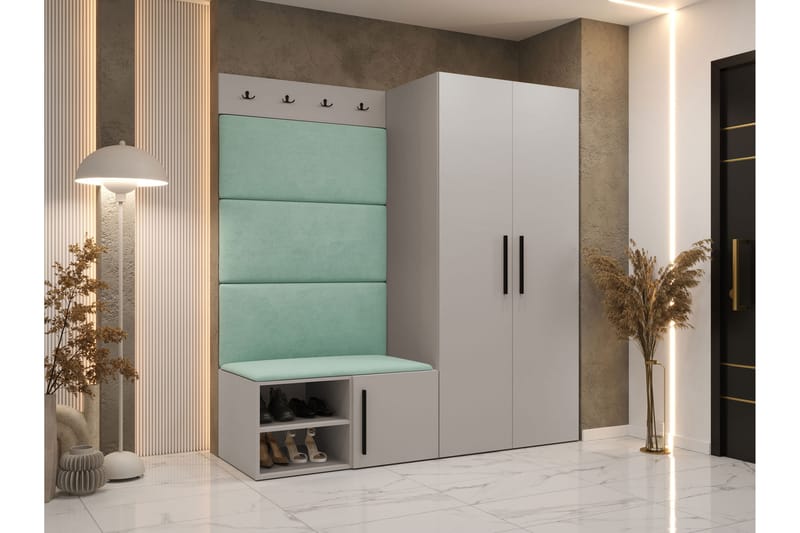 Farosa Entrémøbelsæt - Beige - Møbler - Entrémøbler - Møbelsæt til hall og entre