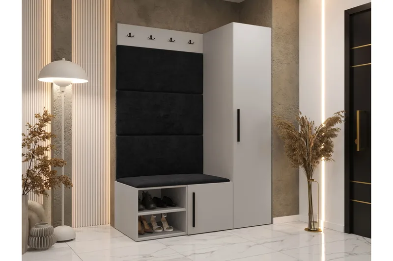 Farosa Entrémøbelsæt - Beige - Møbler - Entrémøbler - Møbelsæt til hall og entre