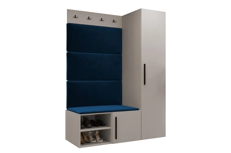 Farosa Entrémøbelsæt - Beige - Møbler - Entrémøbler - Møbelsæt til hall og entre