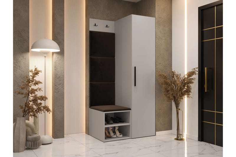 Farosa Entrémøbelsæt - Beige - Møbler - Entrémøbler - Møbelsæt til hall og entre