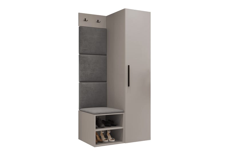 Farosa Entrémøbelsæt - Beige - Møbler - Entrémøbler - Møbelsæt til hall og entre