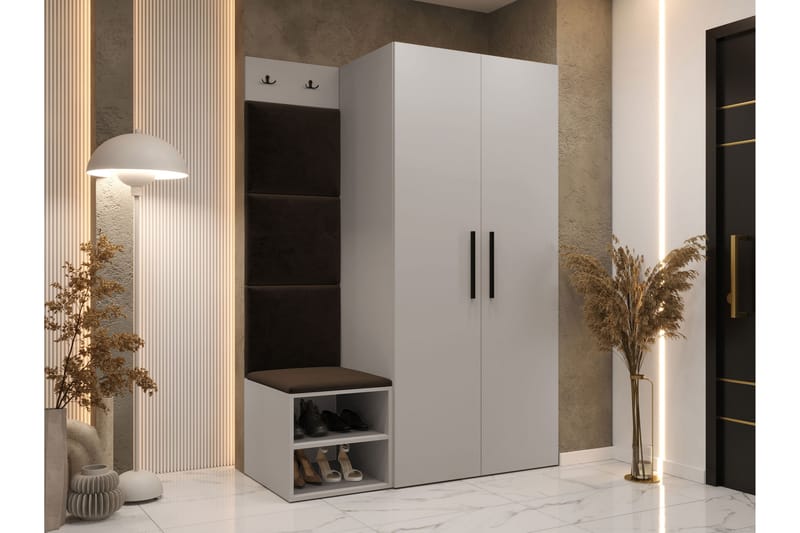 Farosa Entrémøbelsæt - Beige - Møbler - Entrémøbler - Møbelsæt til hall og entre
