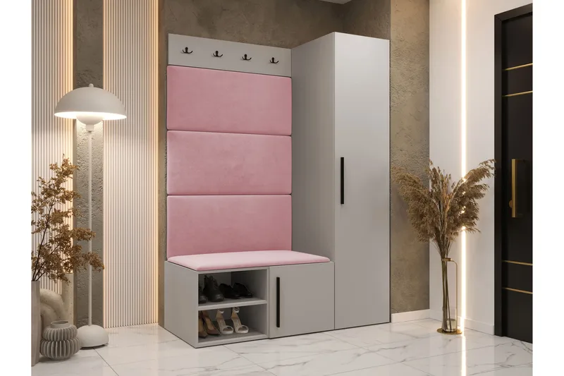 Farosa Entrémøbelsæt - Beige - Møbler - Entrémøbler - Møbelsæt til hall og entre