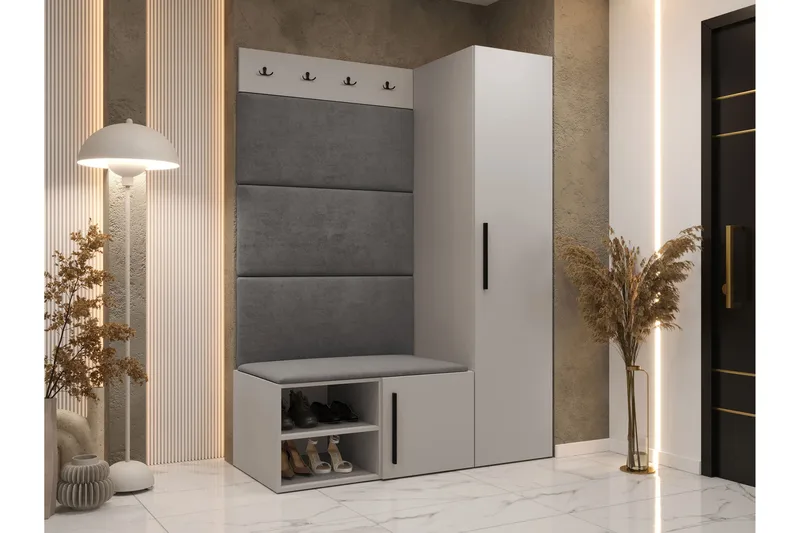 Farosa Entrémøbelsæt - Beige - Møbler - Entrémøbler - Møbelsæt til hall og entre