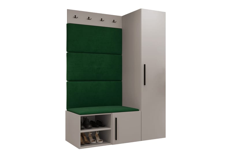 Farosa Entrémøbelsæt - Beige - Møbler - Entrémøbler - Møbelsæt til hall og entre