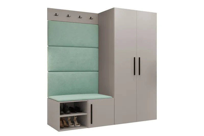 Farosa Entrémøbelsæt - Beige - Møbler - Entrémøbler - Møbelsæt til hall og entre