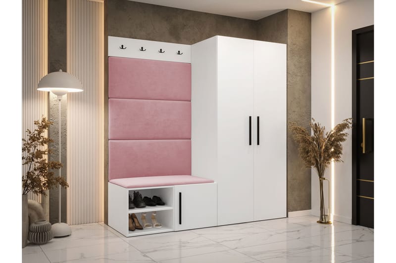 Farosa Entrémøbelsæt - Brun - Møbler - Entrémøbler - Møbelsæt til hall og entre