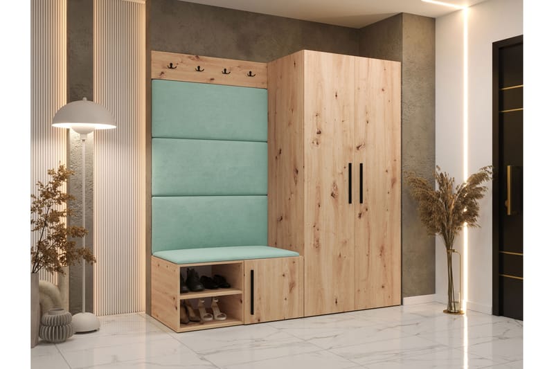 Farosa Entrémøbelsæt - Brun - Møbler - Entrémøbler - Møbelsæt til hall og entre