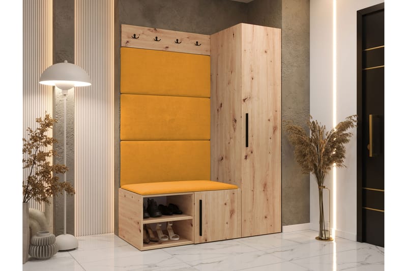 Farosa Entrémøbelsæt - Brun - Møbler - Entrémøbler - Møbelsæt til hall og entre