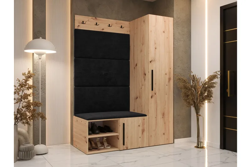 Farosa Entrémøbelsæt - Brun - Møbler - Entrémøbler - Møbelsæt til hall og entre