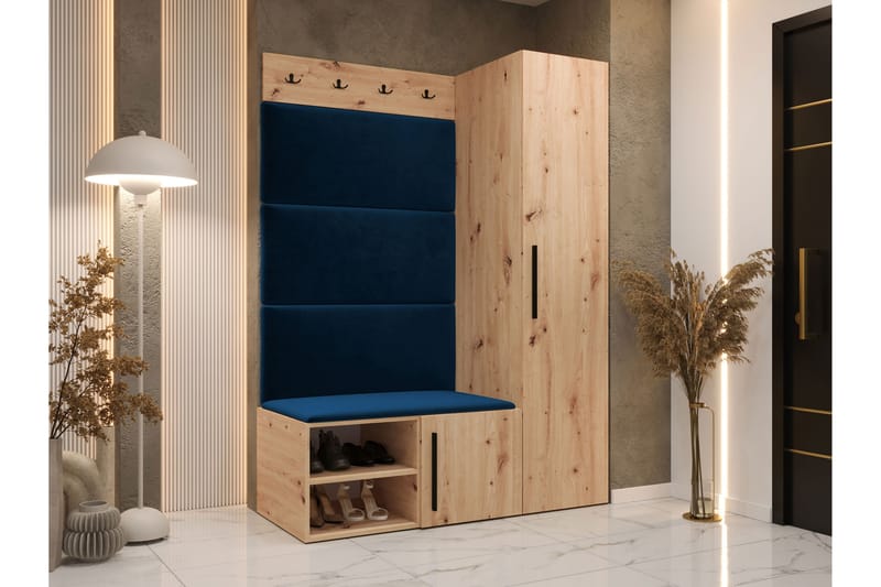 Farosa Entrémøbelsæt - Brun - Møbler - Entrémøbler - Møbelsæt til hall og entre