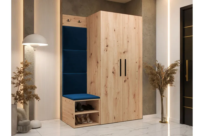 Farosa Entrémøbelsæt - Brun - Møbler - Entrémøbler - Møbelsæt til hall og entre