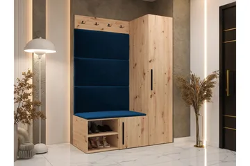 Farosa Entrémøbelsæt - Brun - Møbler - Entrémøbler - Møbelsæt til hall og entre