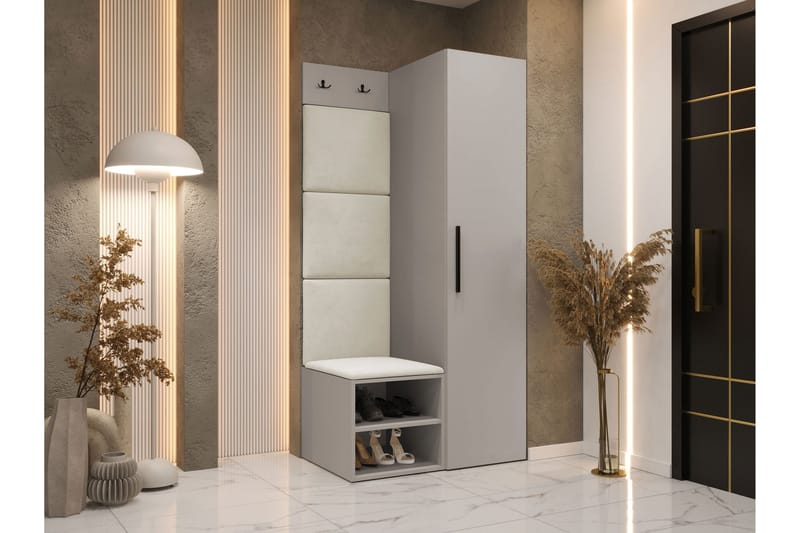 Farosa Entrémøbelsæt - Brun/Beige - Møbler - Entrémøbler - Møbelsæt til hall og entre