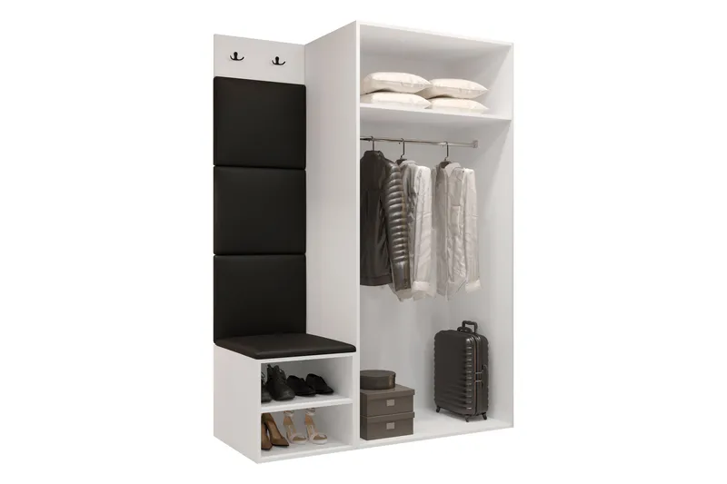 Farosa Entrémøbelsæt - Grå - Møbler - Entrémøbler - Møbelsæt til hall og entre