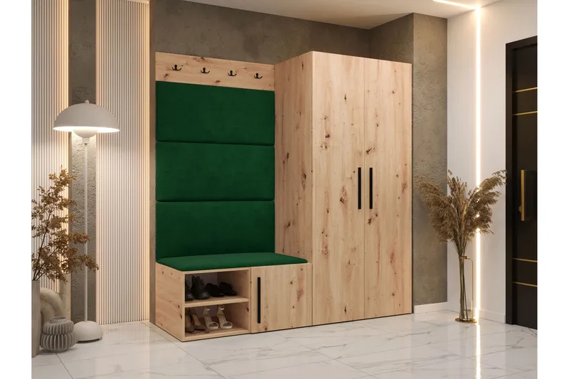 Farosa Entrémøbelsæt - Hvid - Møbler - Entrémøbler - Møbelsæt til hall og entre