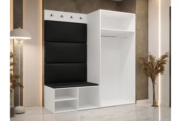 Farosa Entrémøbelsæt - Hvid - Møbler - Entrémøbler - M øbelsæt til hall og entre